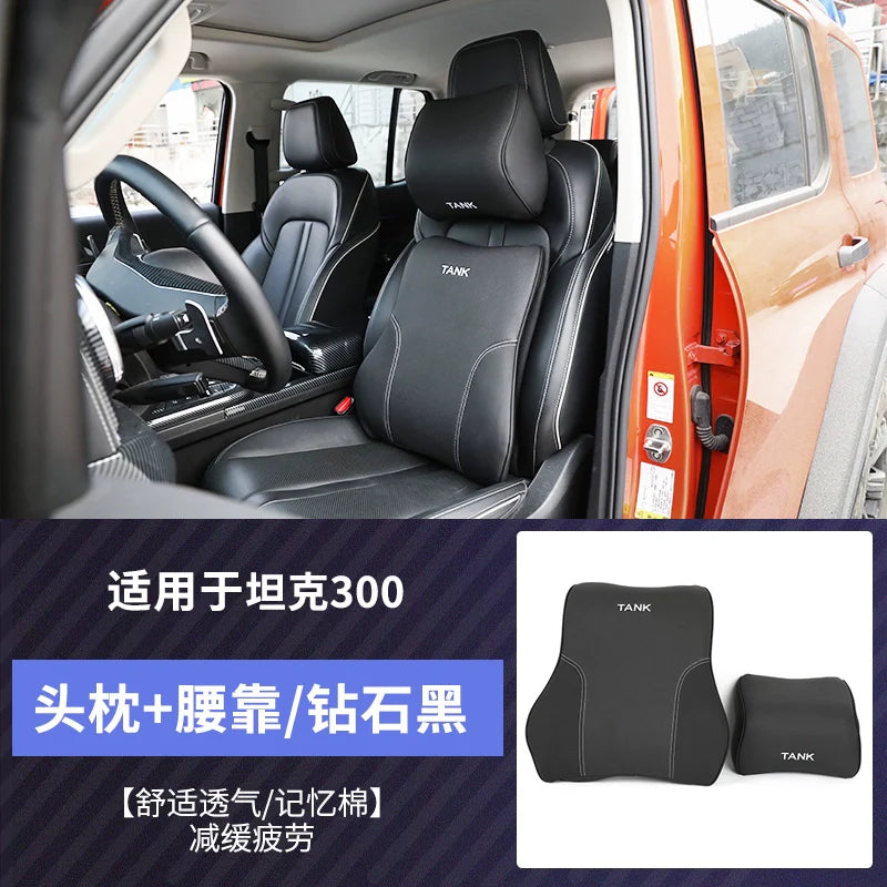 Memory Foam Headrest and Lumbar Pillow for GWM Tank 300/400/500/700 - product image 11 of 14