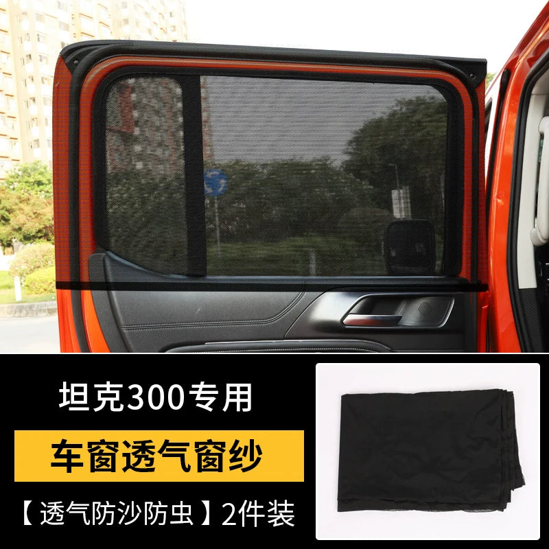 Rear Door Insect Screen Curtains for GWM Tank 300/330 - product image 4 of 5