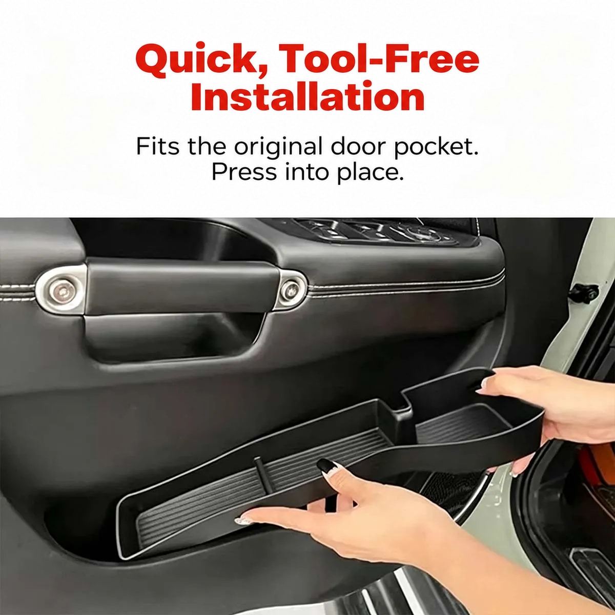 GWM Tank 300 four-piece door pocket storage insert set — image 2