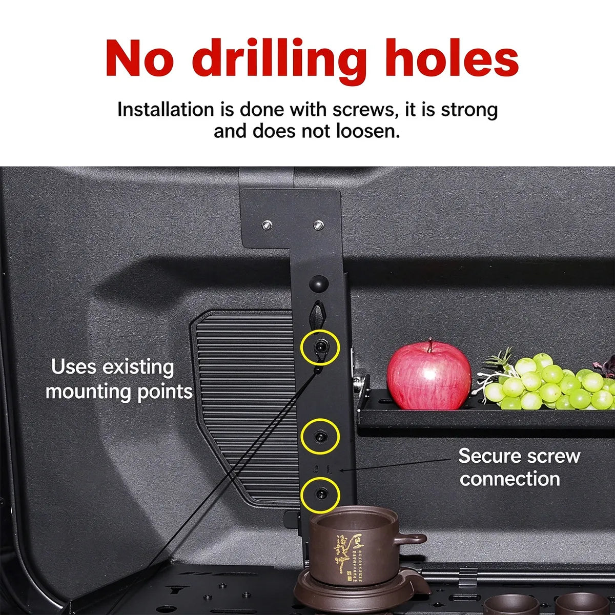 Folding tailgate table and organiser for GWM Tank 400 – image 4