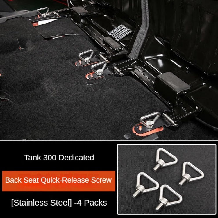 Rear Seat Quick-Release Bolt Kit for GWM Tank 300 - product image 3 of 5