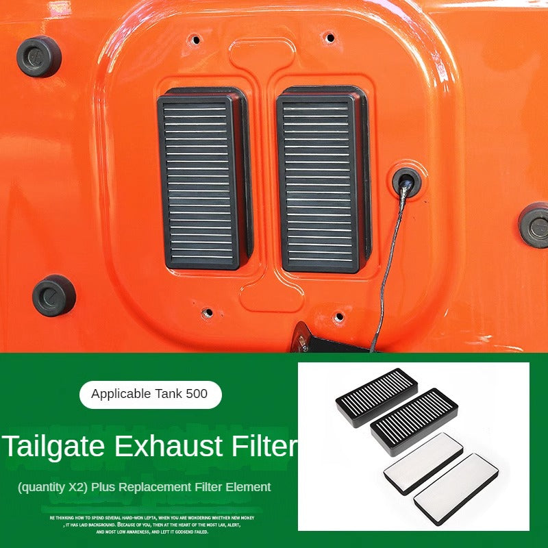Tailgate Vent Dust Filter Shutter Set for GWM Tank 300 and 500 - product image 7 of 8