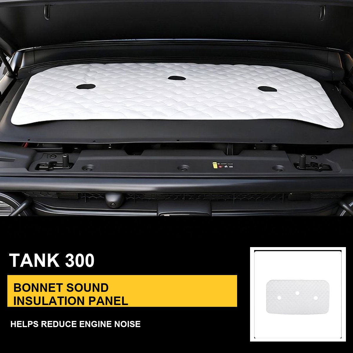 Bonnet Insulation Panel for GWM Tank 300 / 400 / 500