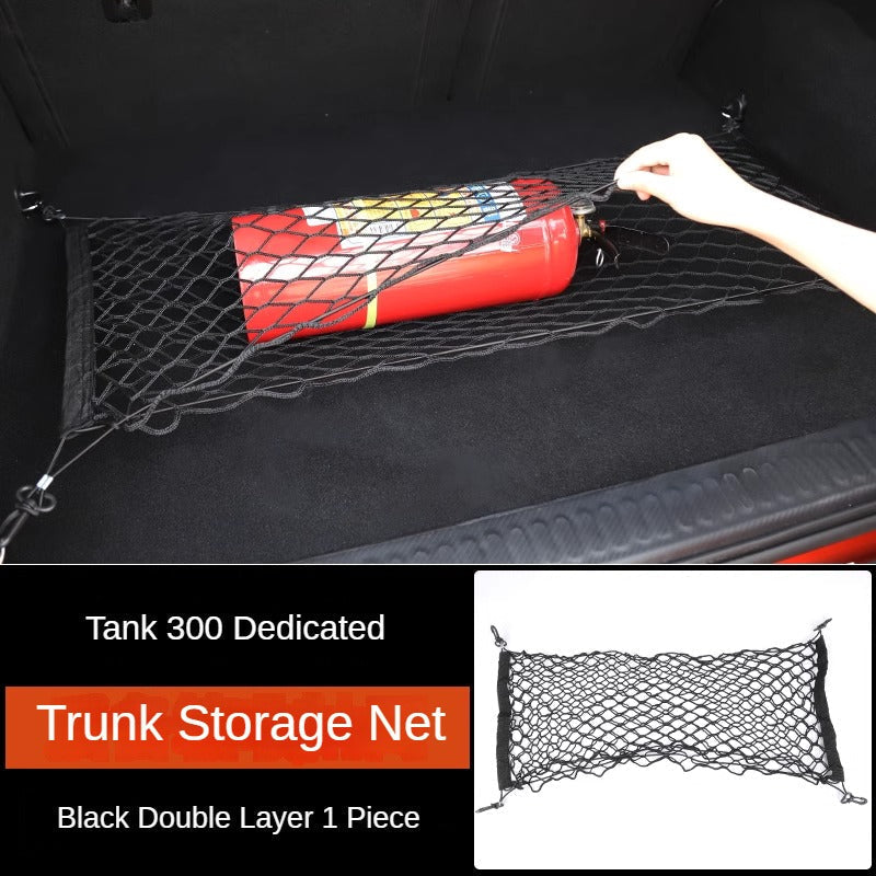 Anti-Slip Elastic Net Luggage Storage Bag for GWM Tank 300
