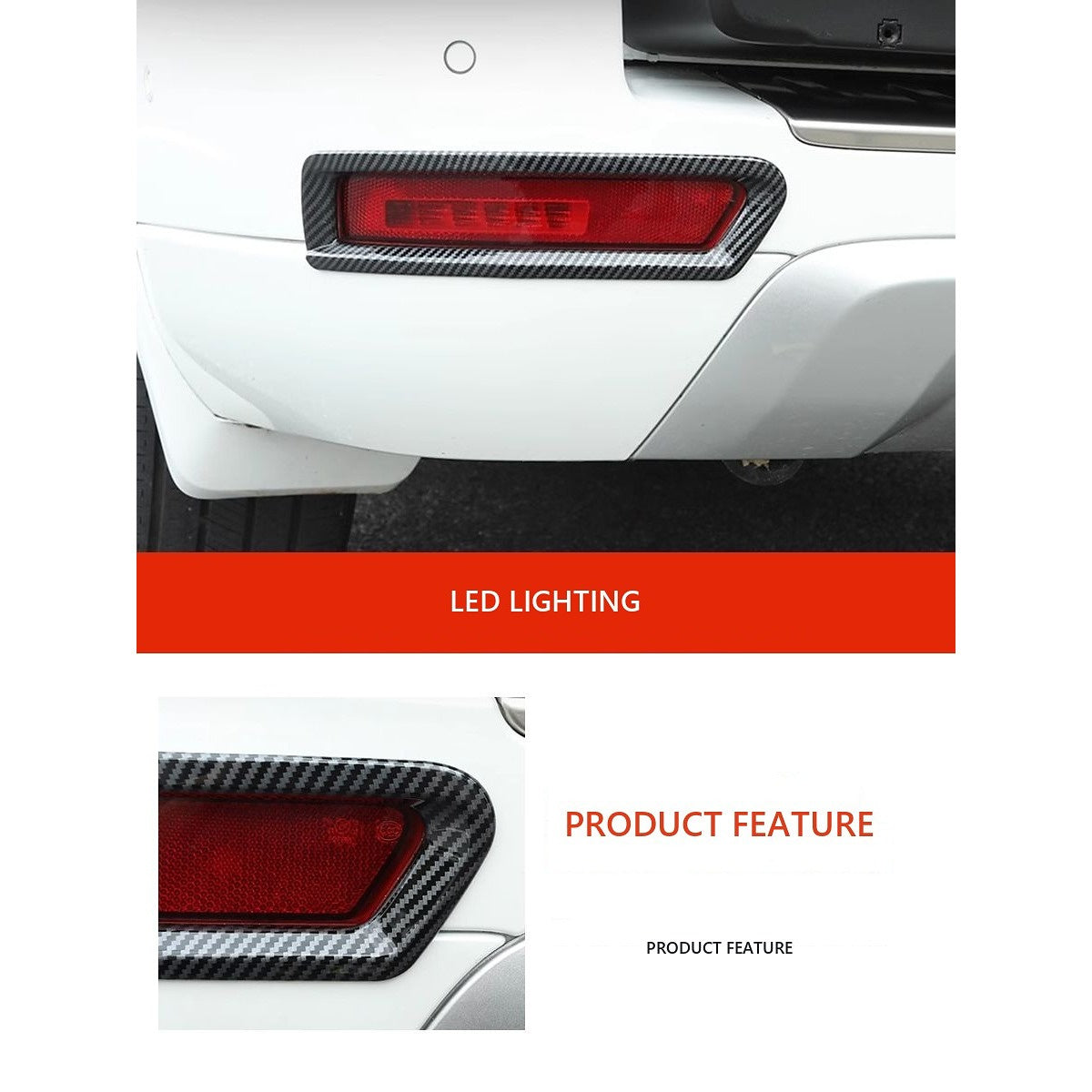 Rear Fog Light Trim for GWM Tank 500 – 2-Piece Set – product image 5