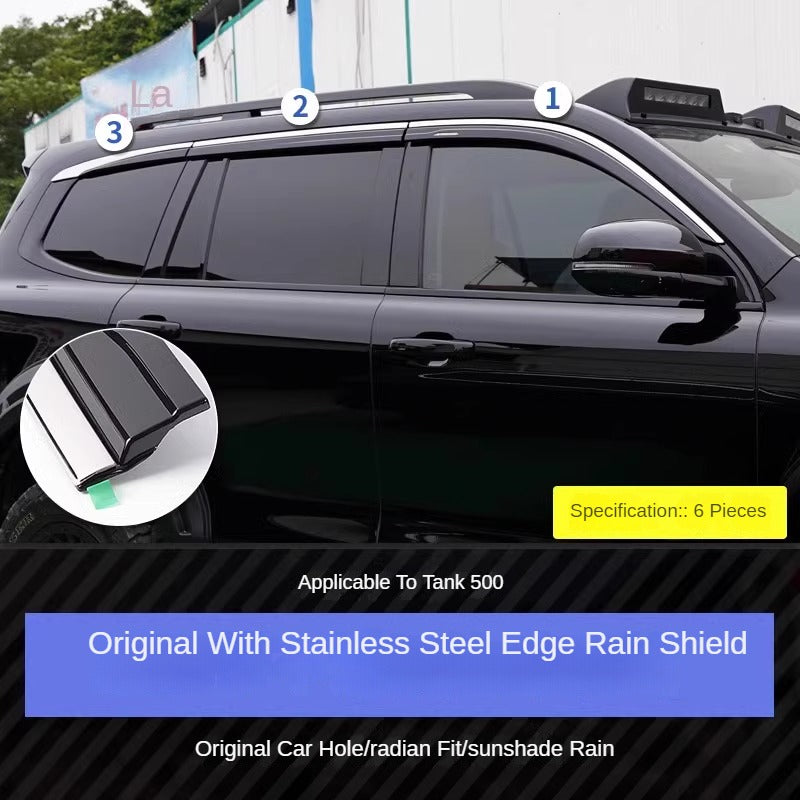 Rain Guard Window Visor Set for GWM Tank 500 - product image 5 of 9