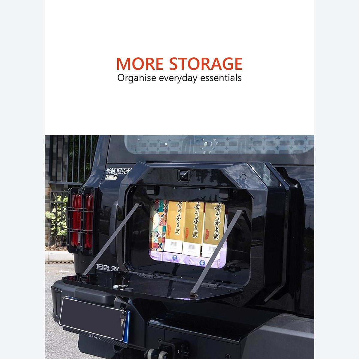 Rear Tailgate Storage Organiser for GWM Tank 300 – product image 6
