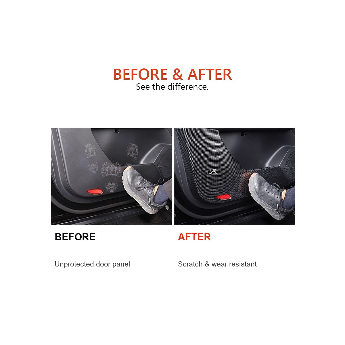 Carbon-Look Interior Protective Panel Collection for GWM Tank 400 – product image 9