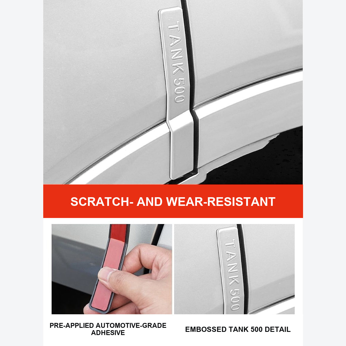 Door Edge Anti-Collision Trim Set for GWM Tank 500 – product image 2