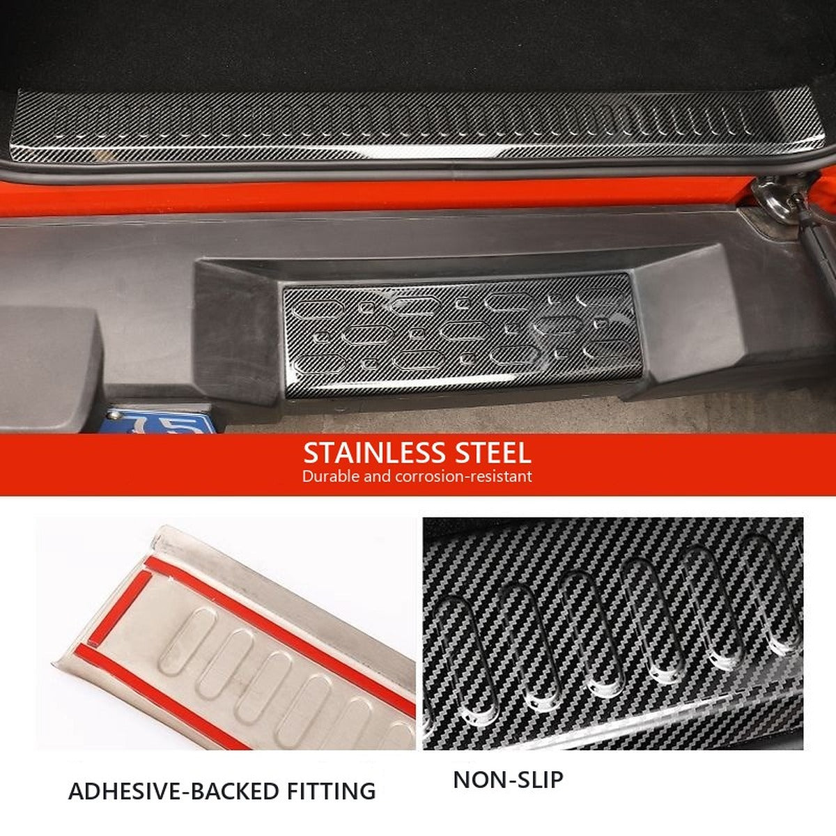 Rear Tailgate Sill Scuff Plates for GWM Tank 300 – 2-Piece Set – product image 5