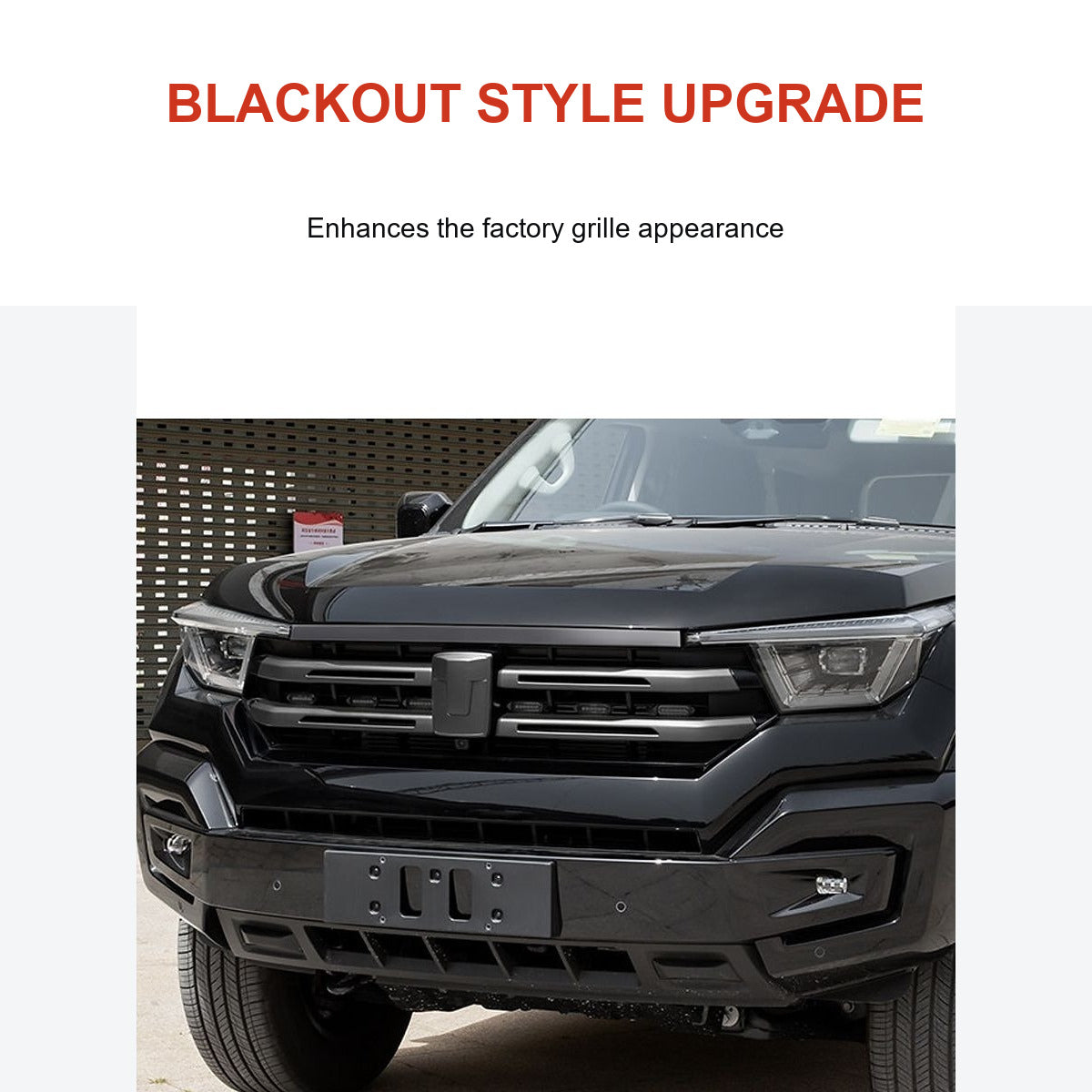 Blackout Grille Trim and Emblem Kits for GWM Tank 400 – product image 4