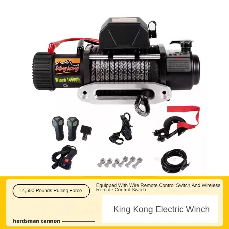 Electric Winch, Bracket & Remote Options for GWM Tank 300/500