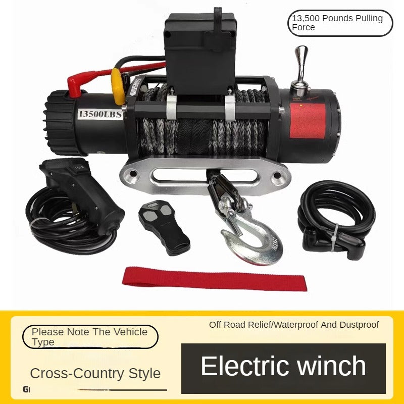 Electric Winch, Bracket & Remote Options for GWM Tank 300/500