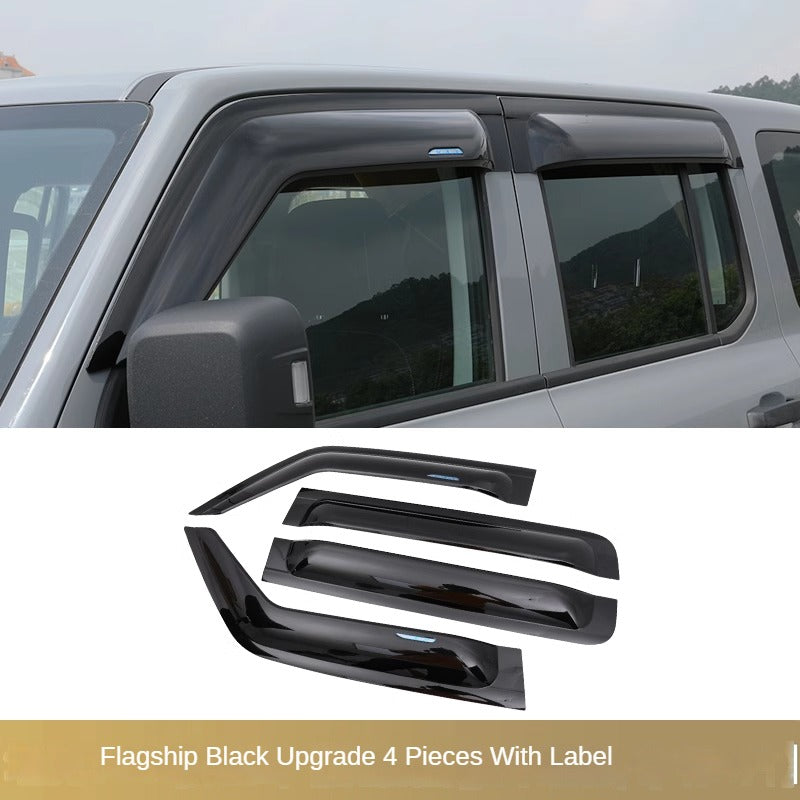 Translucent Window Rain Shield Set for GWM Tank 300/500 - product image 6 of 9