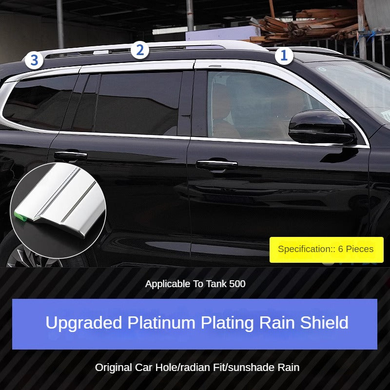 Rain Guard Window Visor Set for GWM Tank 500 - product image 4 of 9