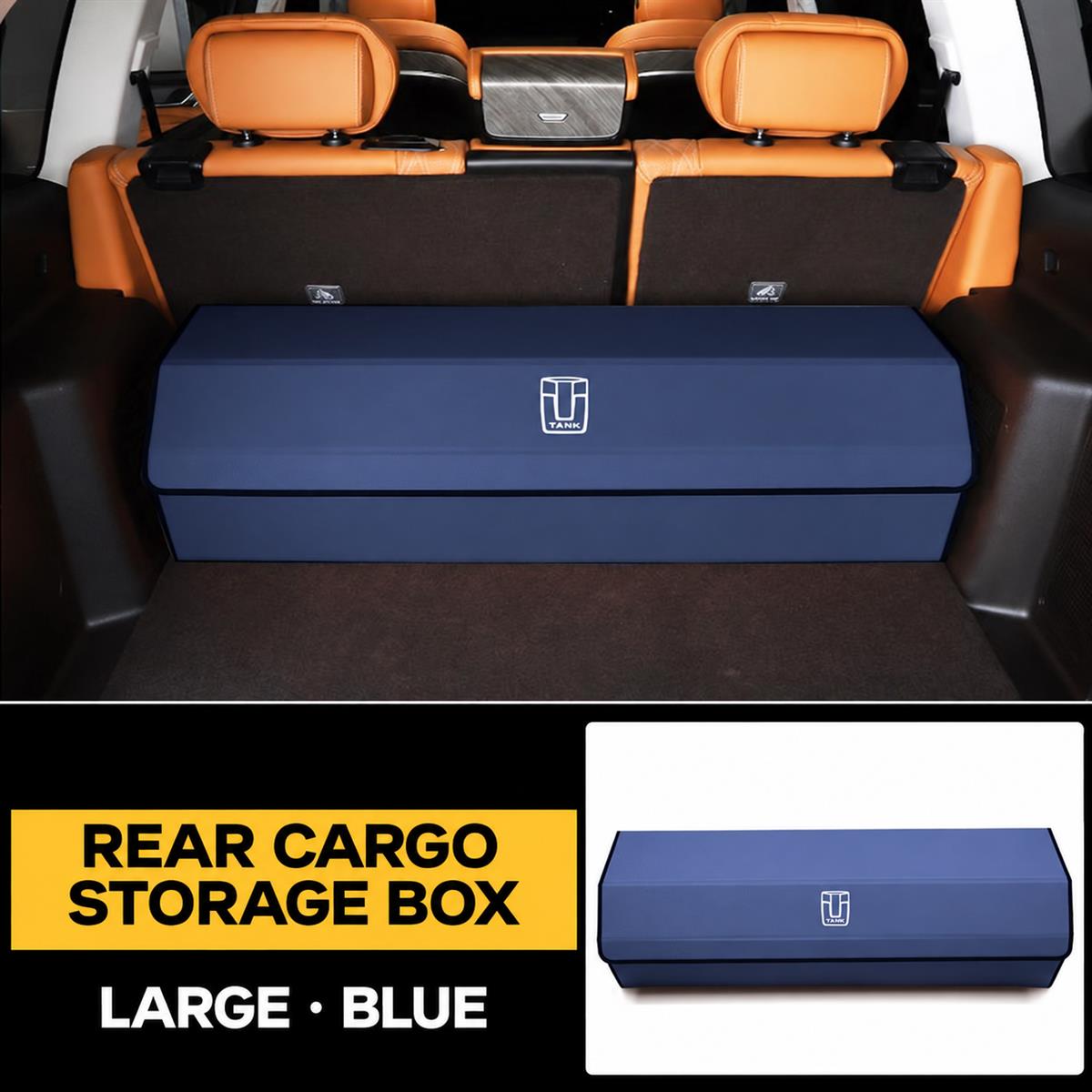 Fold-out cargo organiser for GWM Tank 500 – Blue