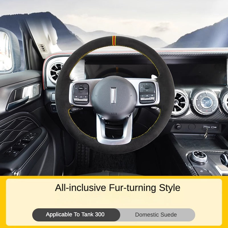 Ultra-Thin Suede Steering Wheel Cover for GWM Tank 300 - product image 5 of 9