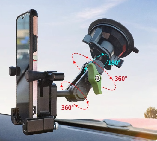 Magnesium-Aluminum Mobile Phone Holder for GWM Tank Models - product image 3 of 4