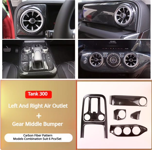 Interior Gear Panel Trim Stickers for GWM Tank 300 - product image 7 of 14