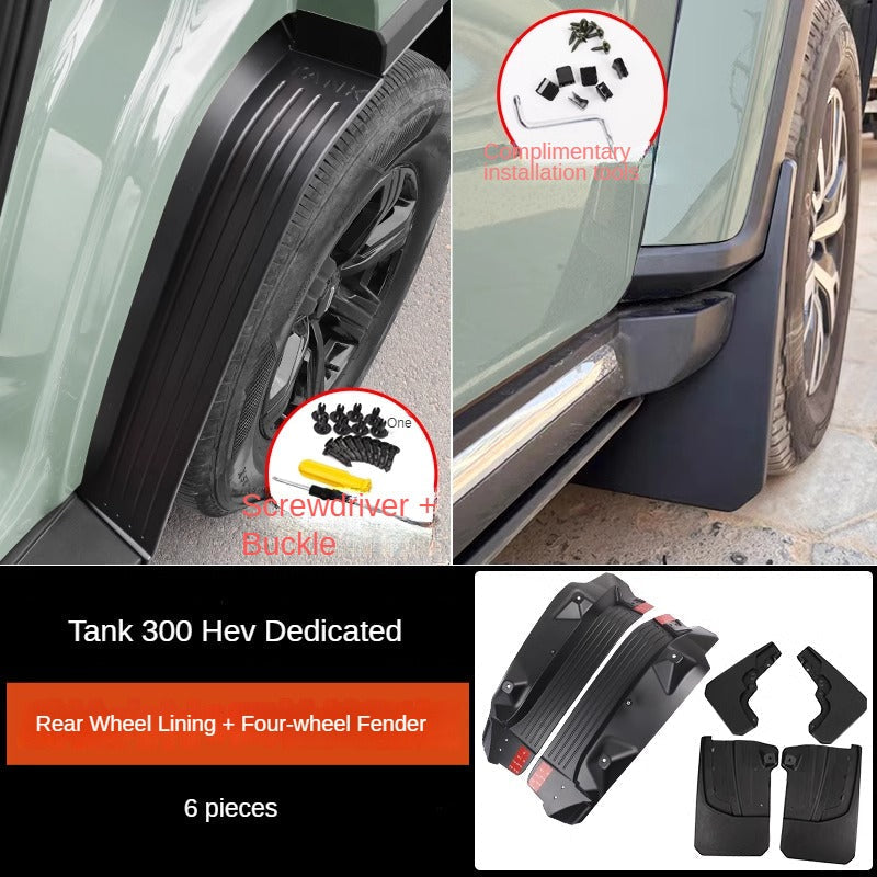 Mudguard and Fender Liner Set for GWM Tank 300 - product image 7 of 8