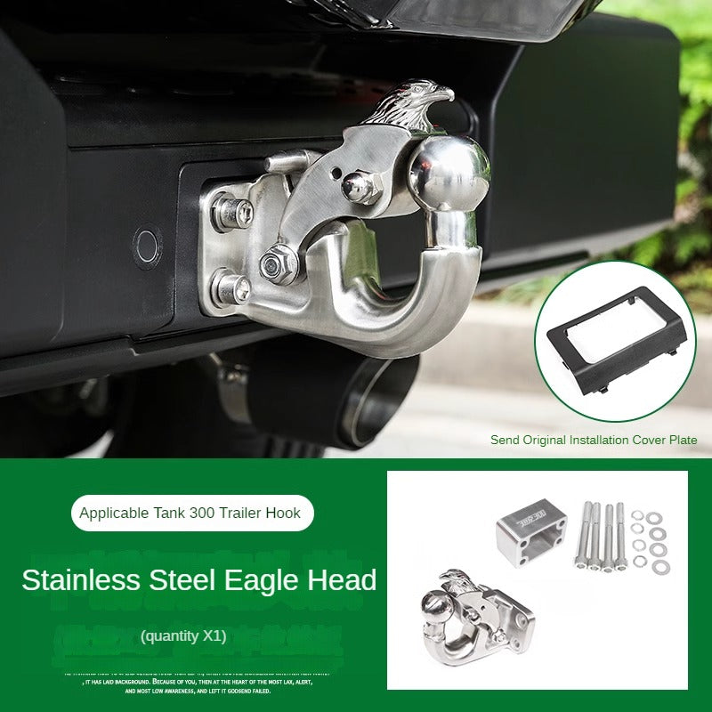 Trailer Hook, Cover Plate & Pad Options for GWM Tank 300 2021-2024 - product image 5 of 10