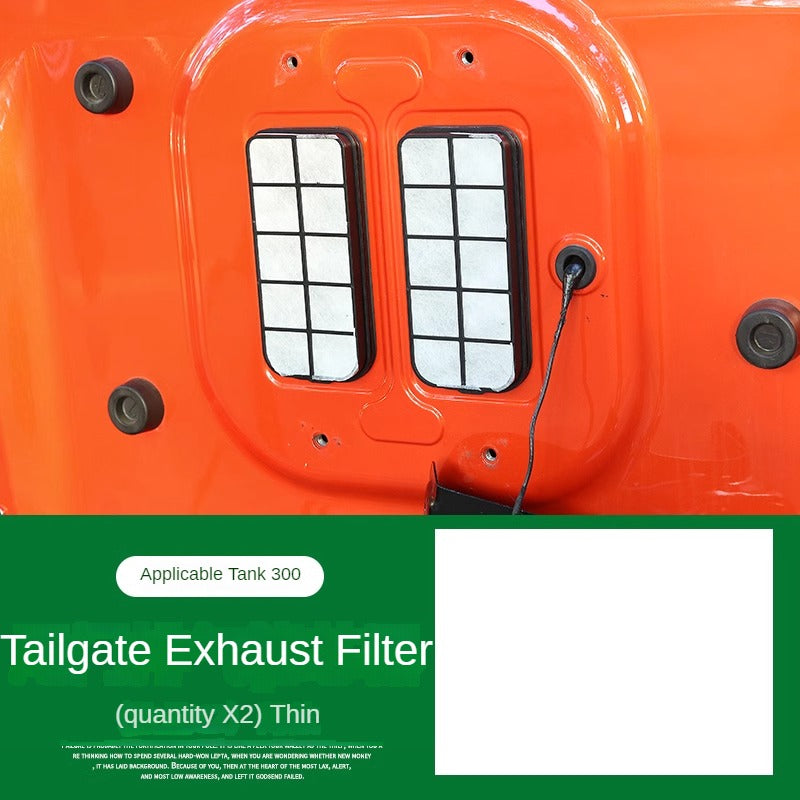 Tailgate Vent Dust Filter Shutter Set for GWM Tank 300 and 500 - product image 5 of 8