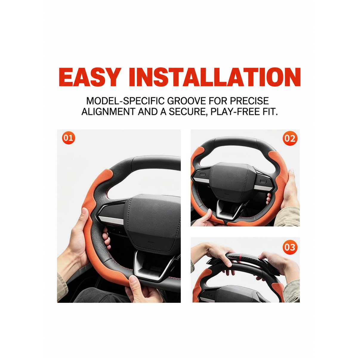 Slip-On Steering Wheel Cover for GWM Tank Series – gallery image 17