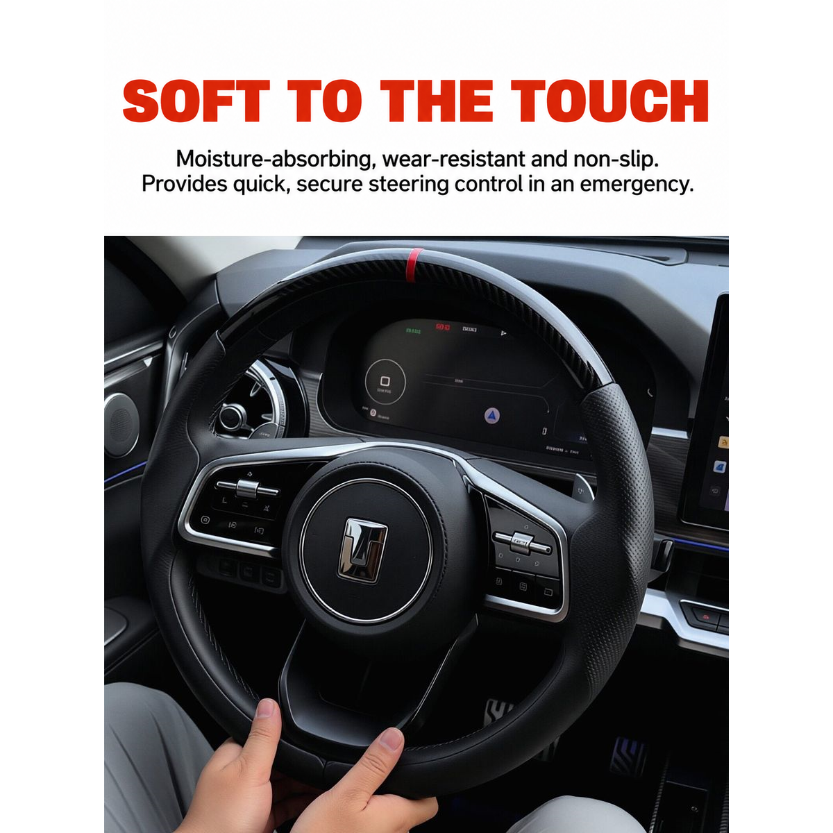 Slip-On Steering Wheel Cover for GWM Tank Series – gallery image 12