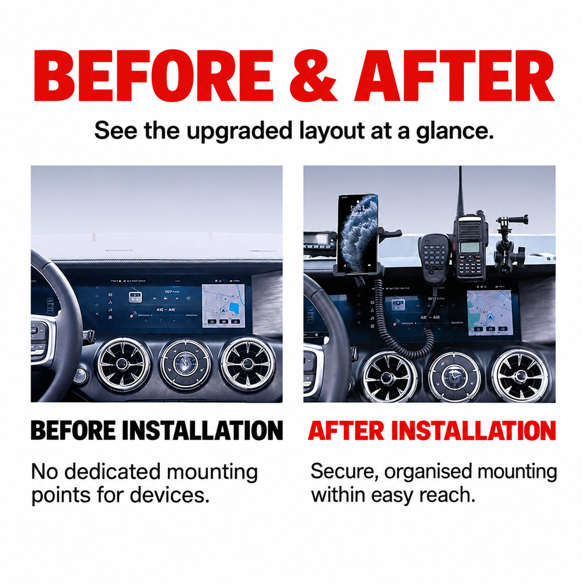 Centre Console Integrated Mount System for GWM Tank 300 – product detail