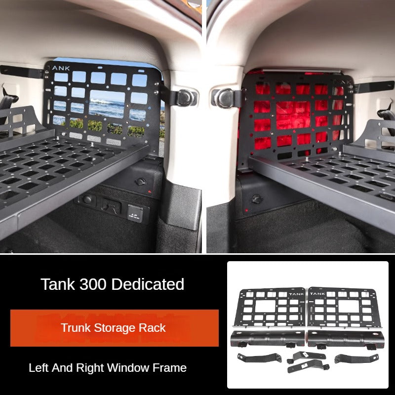 Modular Trunk Side Window Storage Rack System for GWM Tank 300
