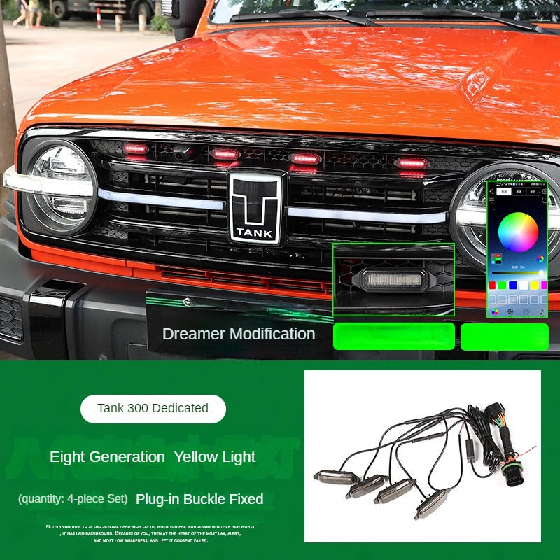Middle Grille LED Daytime Running Lights for GWM Tank 300 - product image 4 of 8