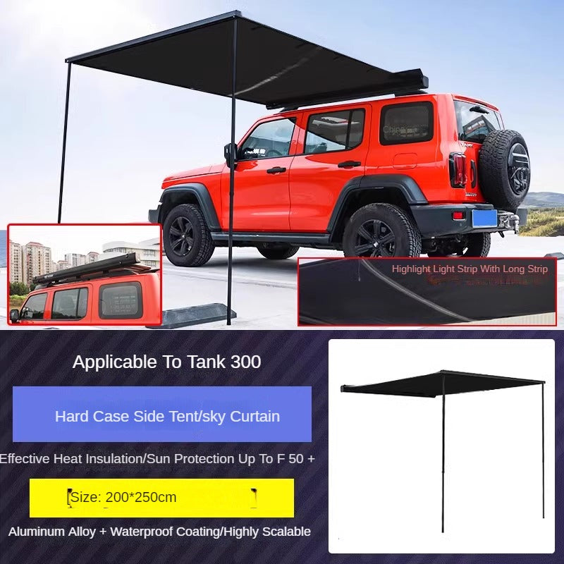 مظلة جانبية بغلاف صلب لسيارة GWM Tank 300