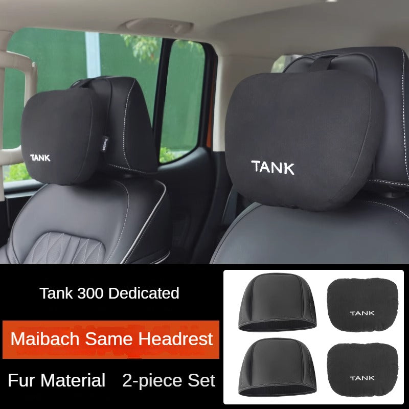 Maybach Style Headrest Pillow Pair for GWM, Haval and Tank - product image 4 of 4