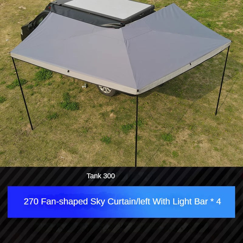 270-Degree Lighted Side Awning Canopy for GWM Tank, Haval and UTE - product image 3 of 3