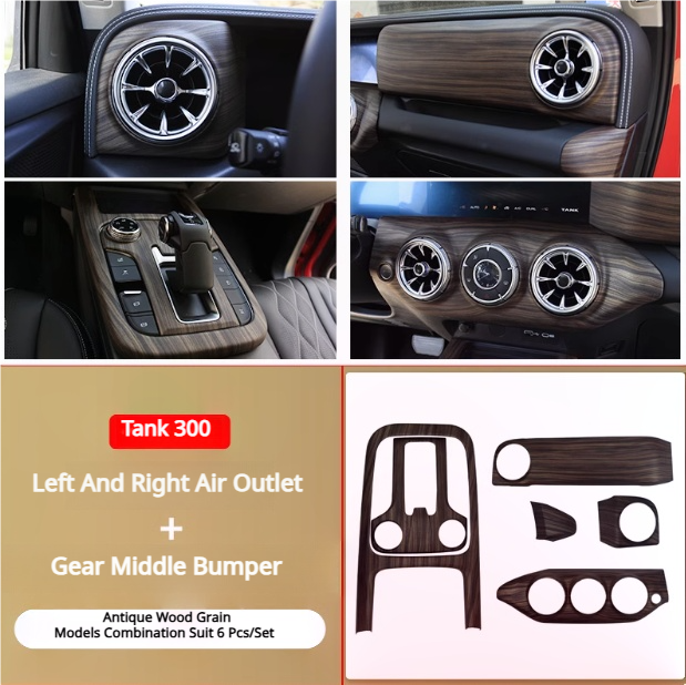 Interior Gear Panel Trim Stickers for GWM Tank 300 - product image 5 of 14