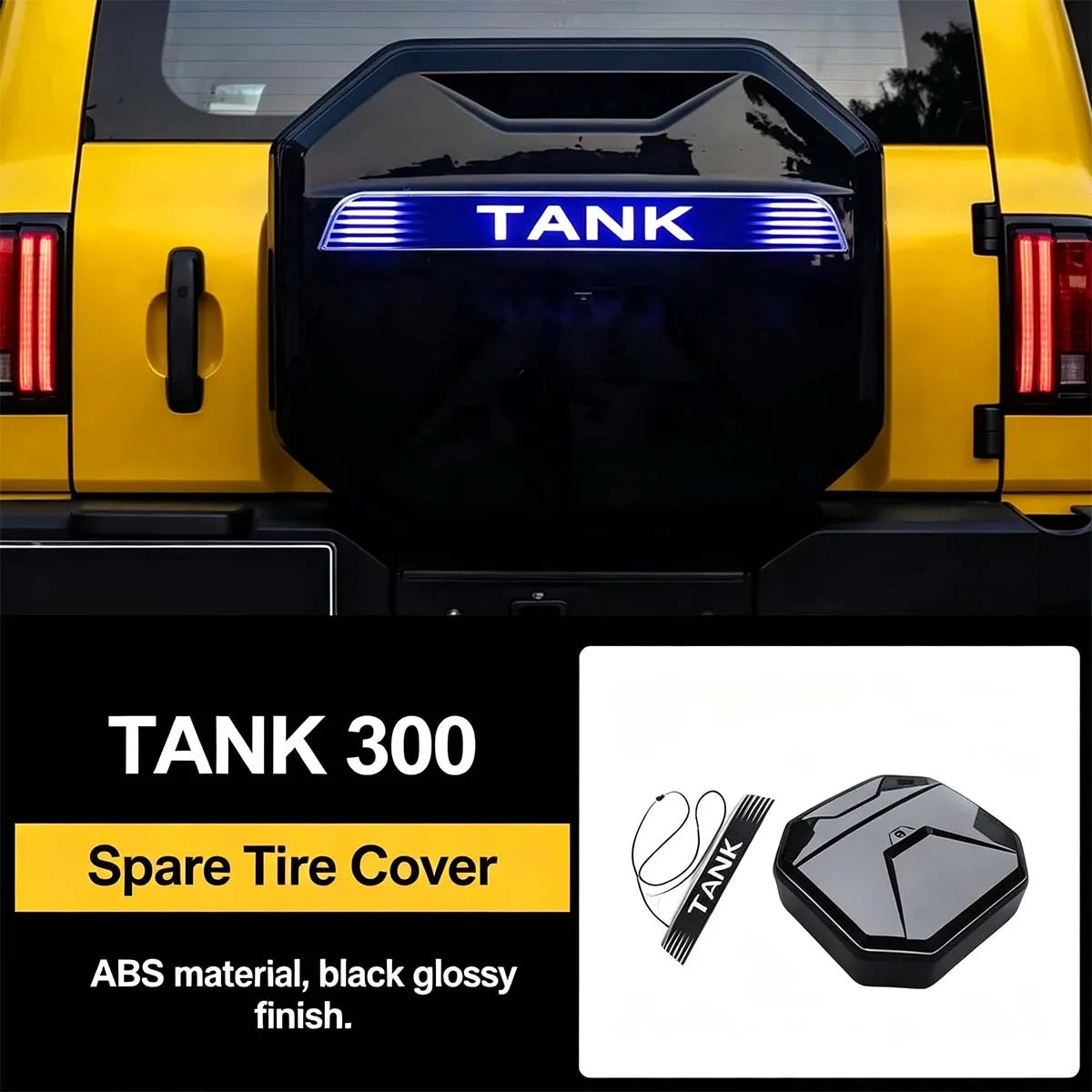 Cover for spare wheel Tank 300