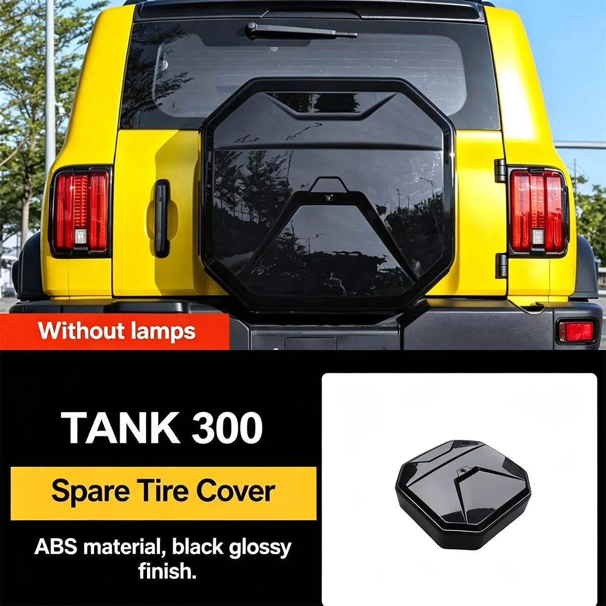 Cover for spare wheel Tank 300