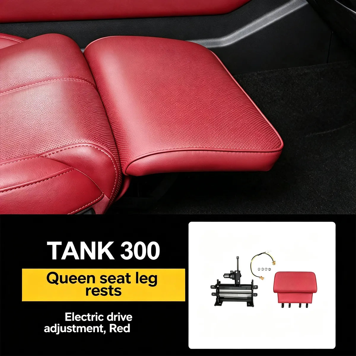 Electric footrest for the passenger seat Tank 300 Queen