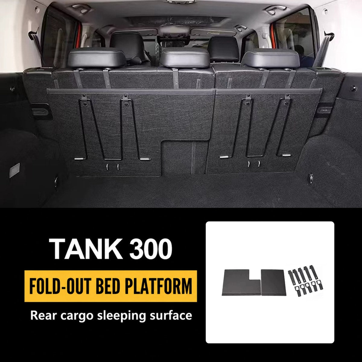 GWM Tank 300 fold-out rear cargo bed platform — image 1
