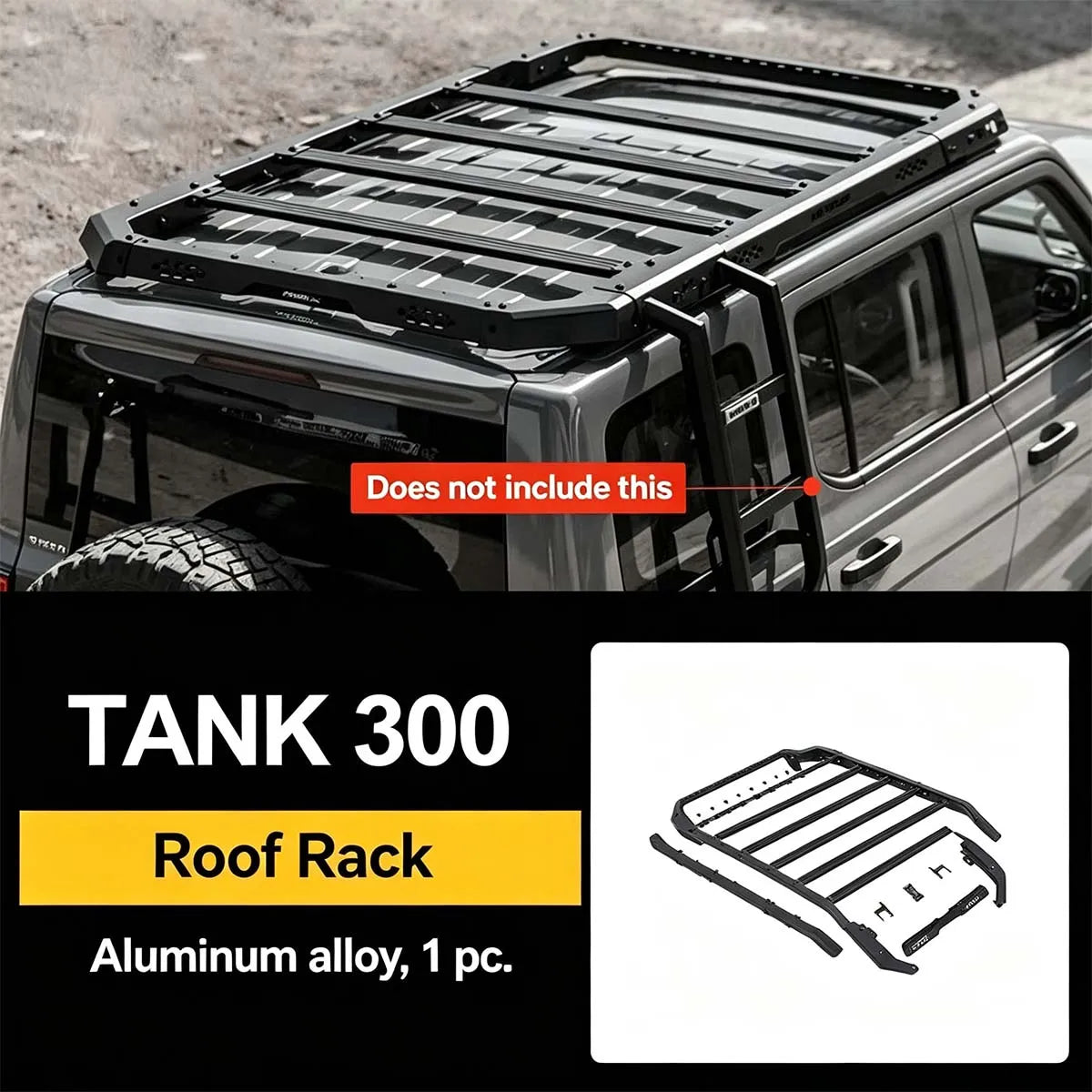 Meika roof rack for GWM Tank 300