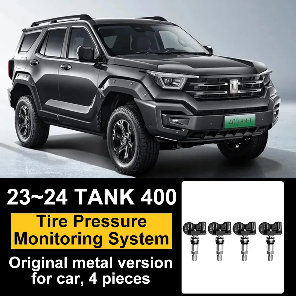 GWM Tank 400 tyre pressure sensor – four main