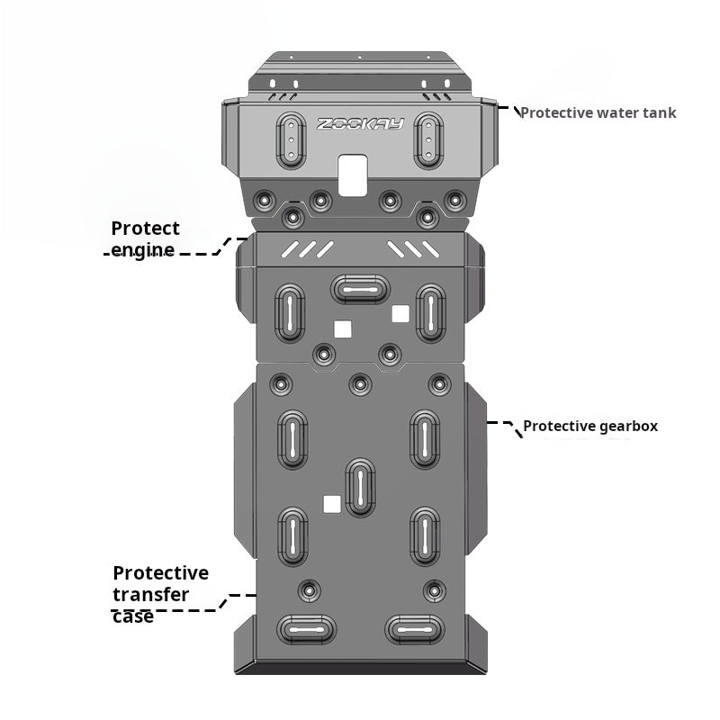GWM Tank 300/400/500/700 ZOOKAY Chassis Guard Plate