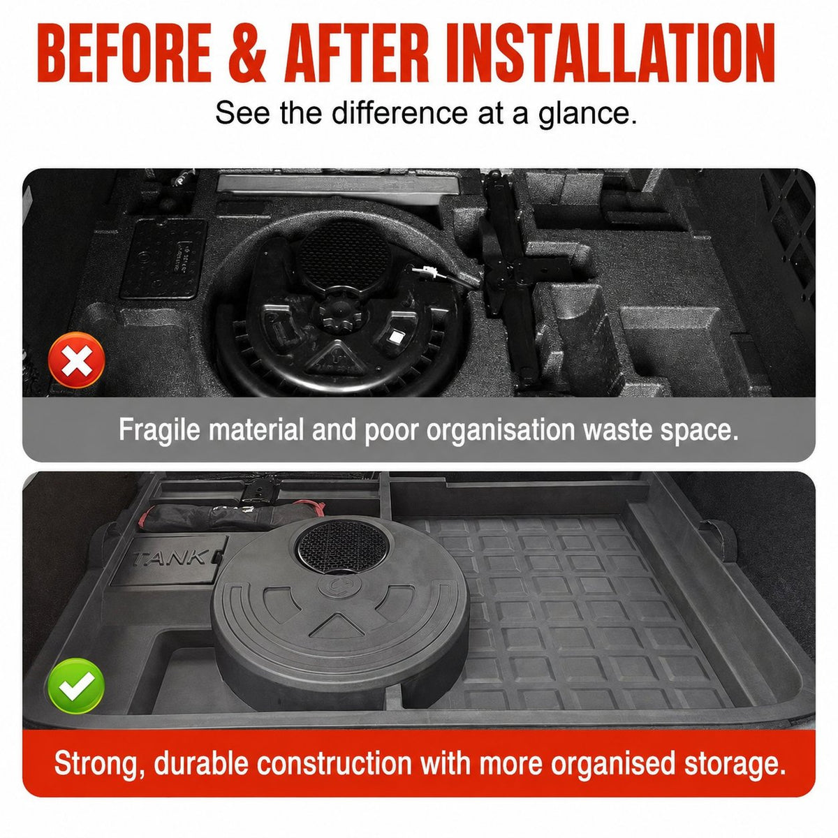Lower Cargo Area Storage Organiser for Tank 300 – image 2