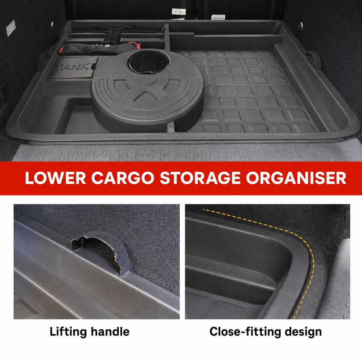 Lower Cargo Area Storage Organiser for Tank 300 – Product image 3