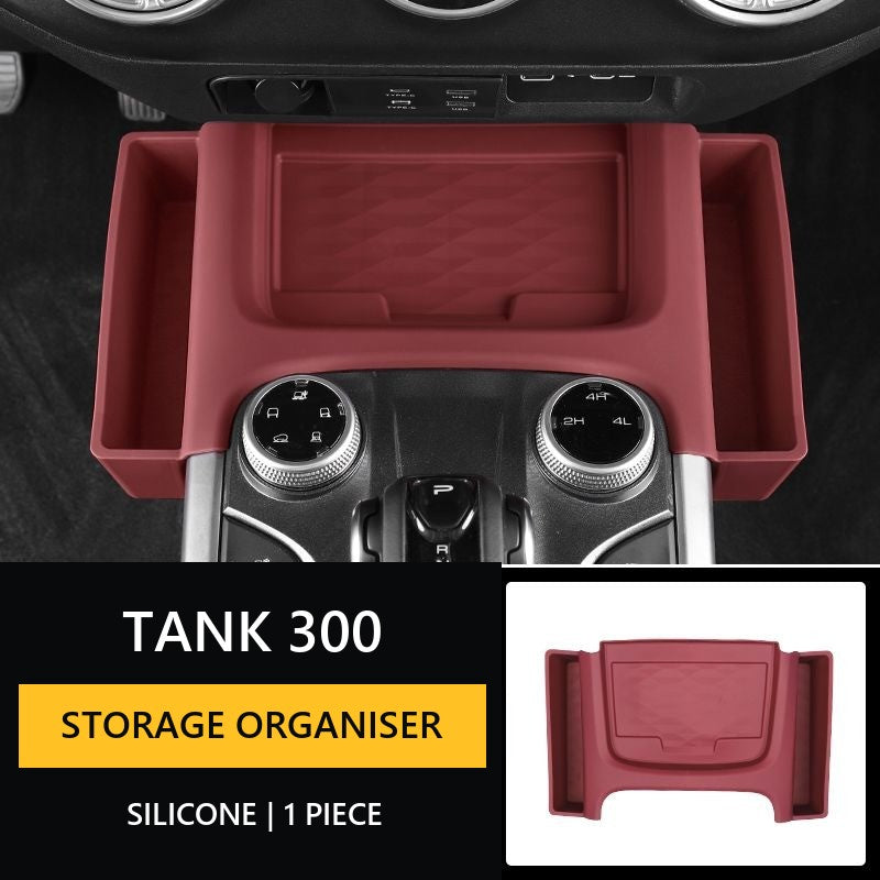 Centre Console Silicone Storage Mat for Tank 300 – image 7#Colour_Burgundy