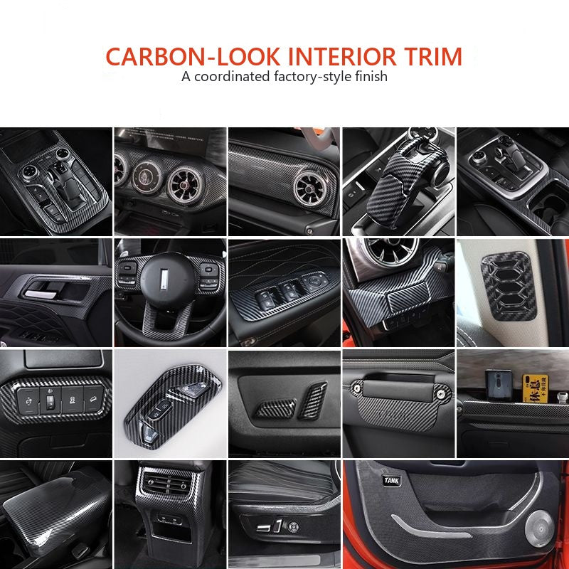 Carbon-Look Seat Adjustment Switch Covers for Tank 300 – image 5