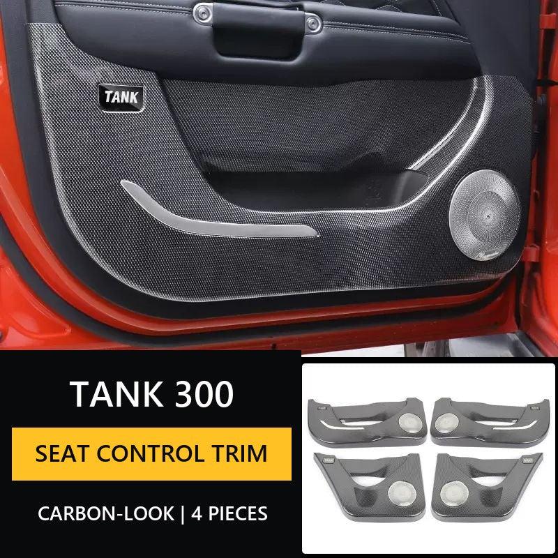 Carbon-Look Seat Adjustment Switch Covers for Tank 300 – image 7#Colour_Brown
