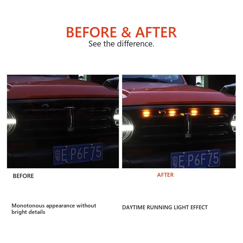 Amber Front Grille Marker Light Kit for Tank 300 – image 3