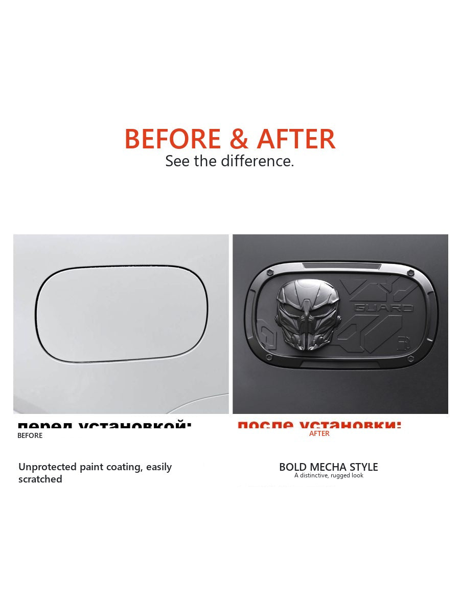 Black Samurai Fuel Door Cover for Tank 500 – Product image 6