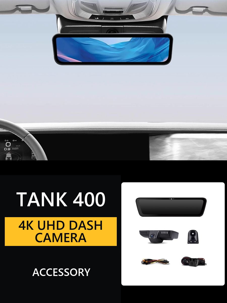 OEM-Style Rear-View Mirror Dash Camera for Tank 400 – image 10#Colour_Black